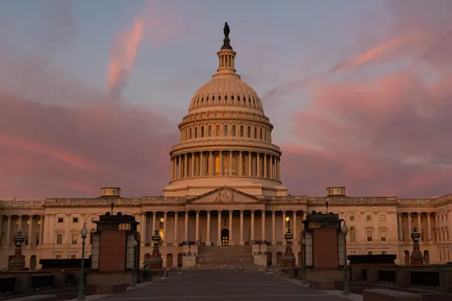 The US Capitol in Washington, DC, US