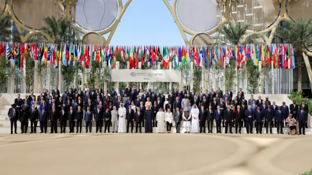 Group photo of COP28