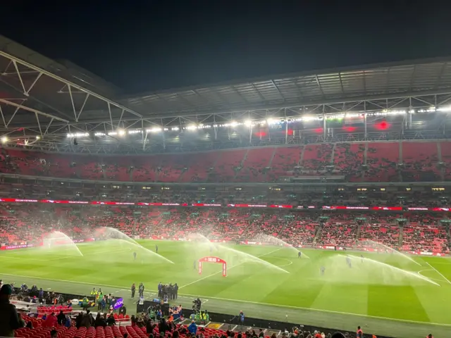 Wembley sprinklers