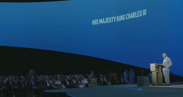 King Charles addresses COP28 summit in Dubai