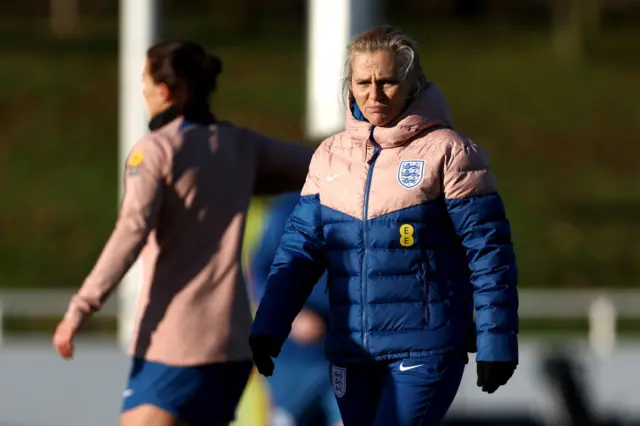 England coach Sarina Wiegman