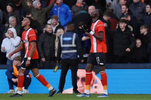 Elijah Adebayo celebrates