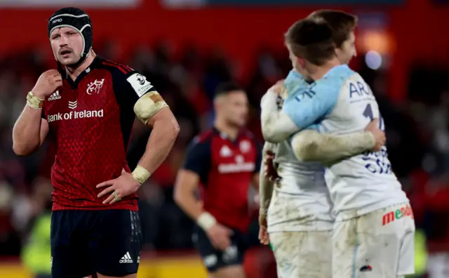 Munster dejected after Bayonne's comeback