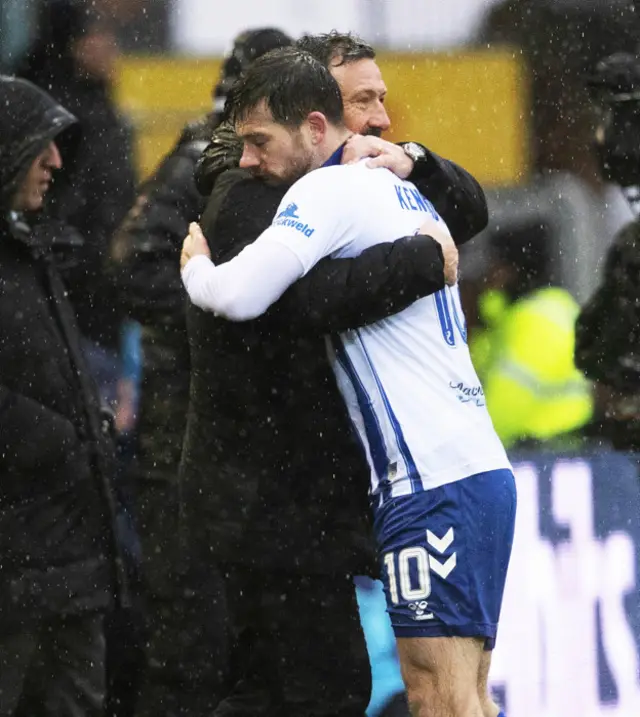 Derek McInnes and Matty Kennedy