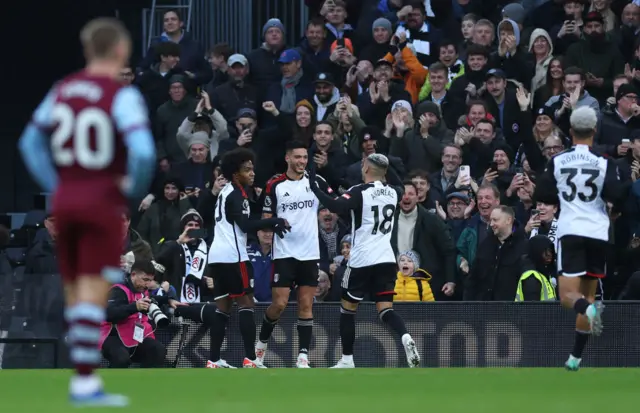 Raul Jimenez celebrates