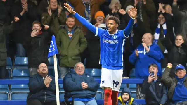 Kusini Yengi scores for Portsmouth