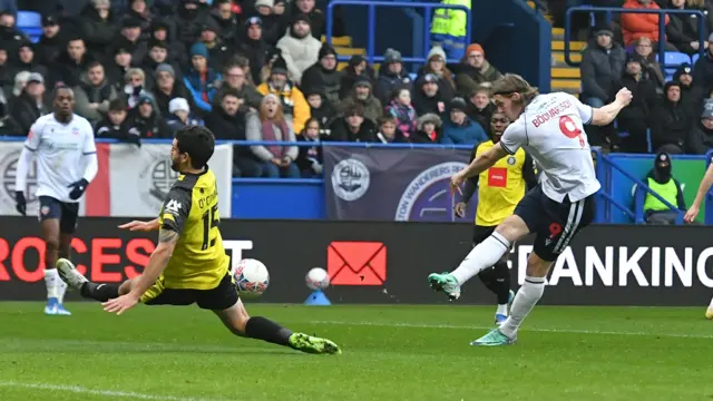 Jon Dadi Bodvarsson scores for Bolton