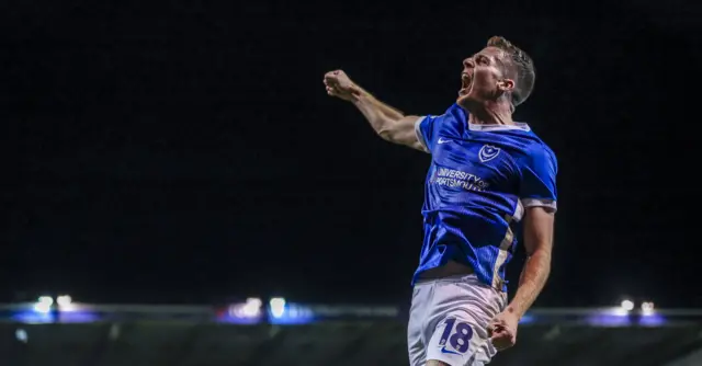 Conor Shaughnessy scores for Portsmouth