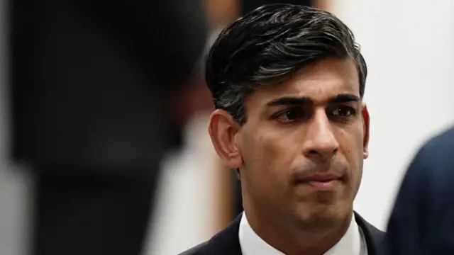 Prime Minister Rishi Sunak leaves Dorland House in London