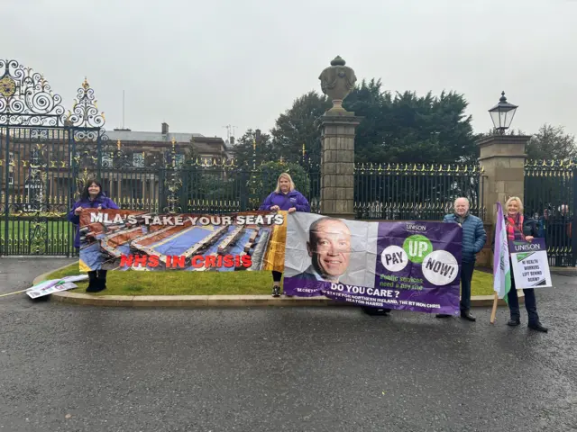 protesters at hillsborough