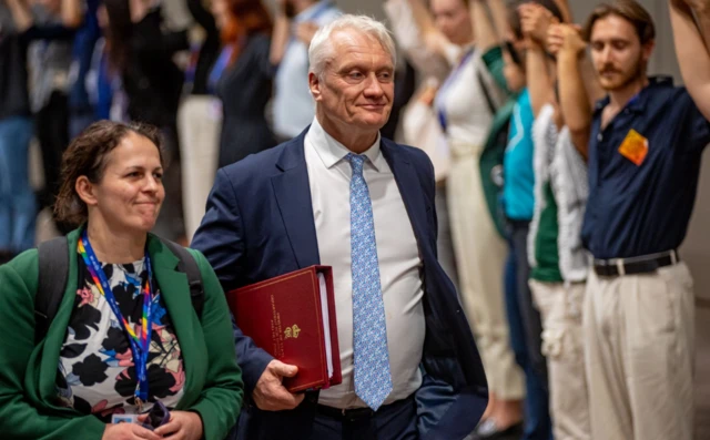 Climate minister Graham Stuart at Dubai Cop28