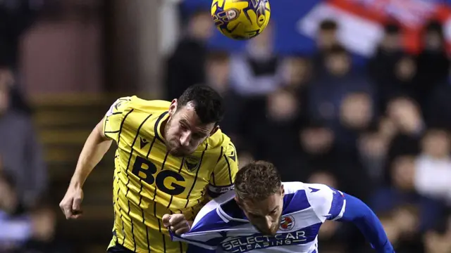 Reading v Oxford United match action