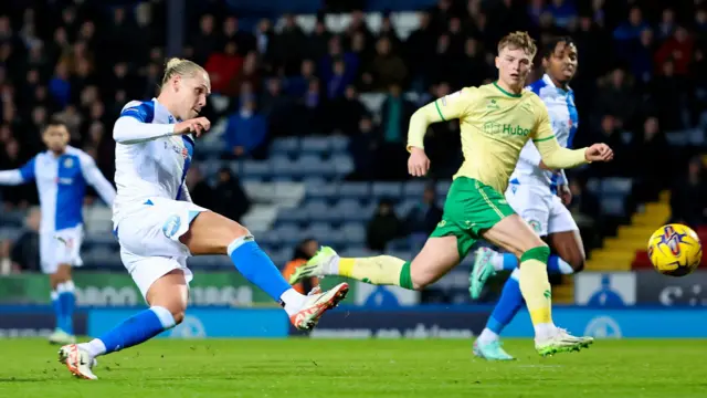 Arnor Sigurdsson scores for Blackburn