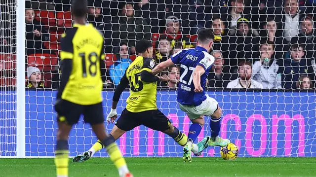 George Hirst scores for Ipswich