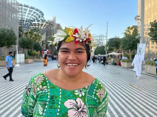 I spoke to Mervina Paueli, 25, last week about the future of her island in the Pacific
