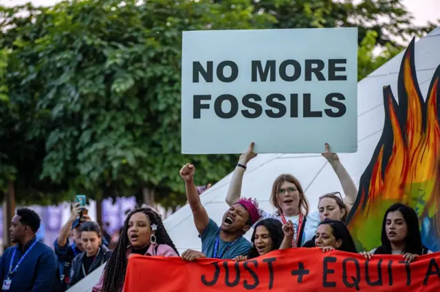 Protests at COP28