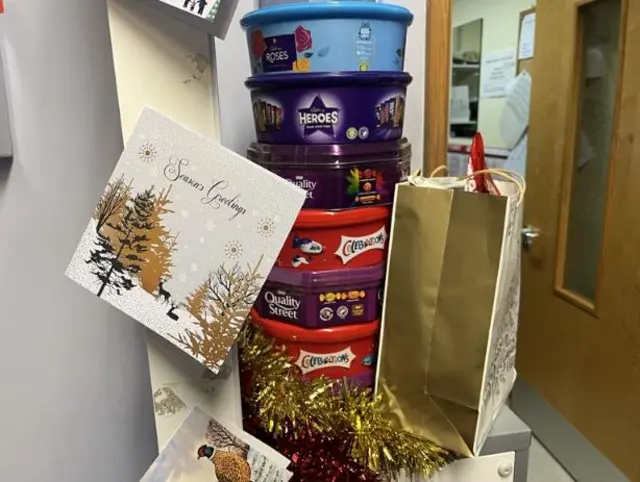 Xmas presents at Eastbourne surgery