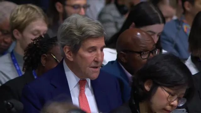 John Kerry giving a speech