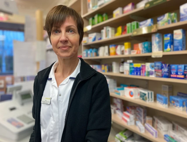 Lisa Simm, pharmacist at Hempstead Pharmacy