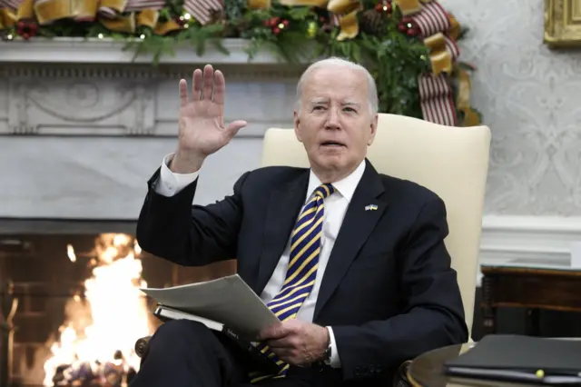 US President Joe Biden. Photo: 12 December 2023