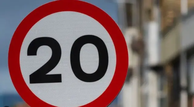 20mph sign