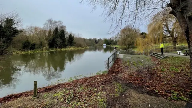 Police in Wensum Park, Norwich