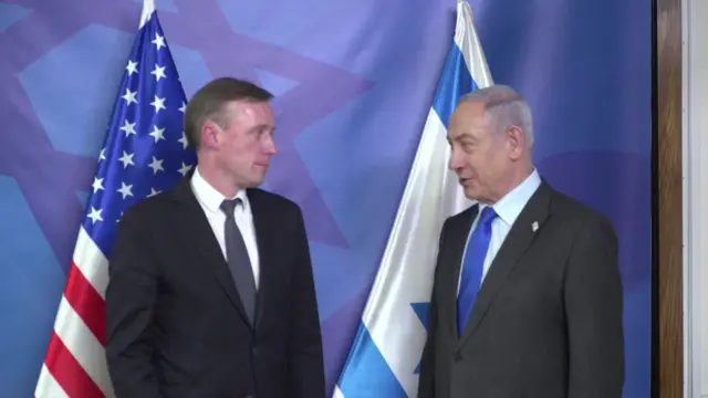 Jake Sullivan and Benjamin Netanyahu