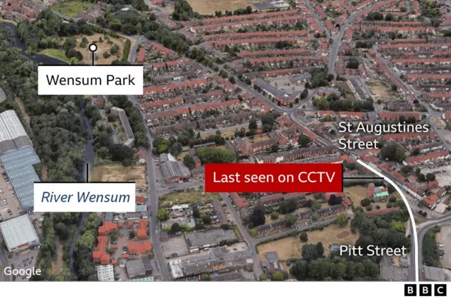 Map showing key details including Wensum Park, St Augustines Street and Wensum Park