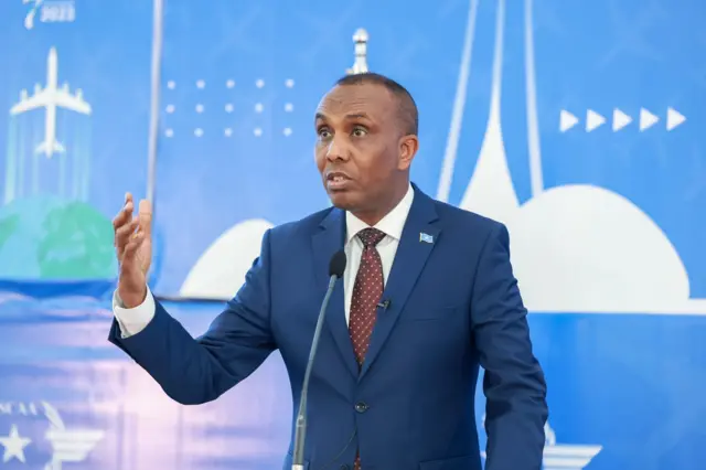 Somalia Prime Minister Hamza Abdi Barre