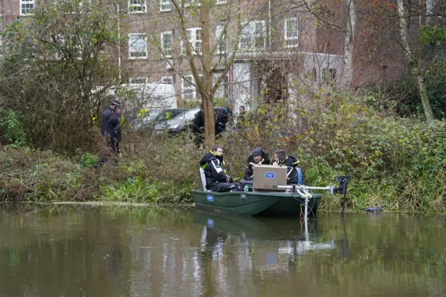 Boat near river bank