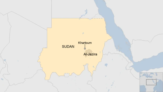 Map of Sudan