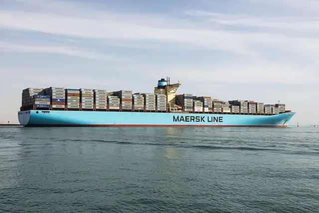 A Maersk vessel in 2013