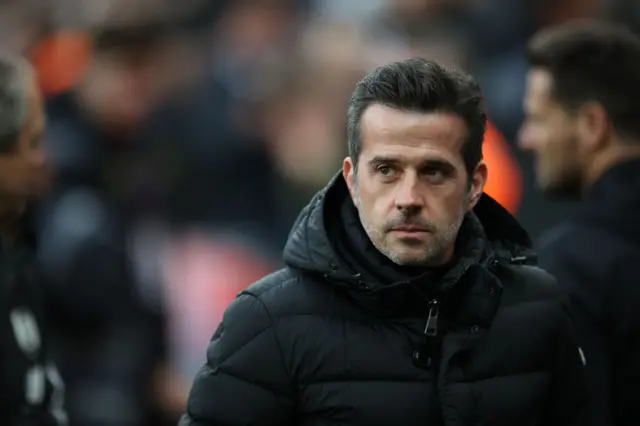 Fulham Manager Marco Silva during the Premier League match between Newcastle United and Fulham FC