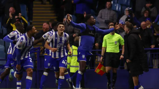 Sheff Wed celebrate