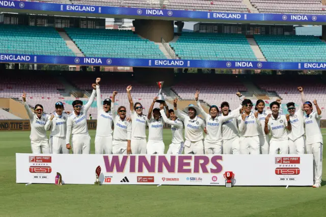 India celebrate win