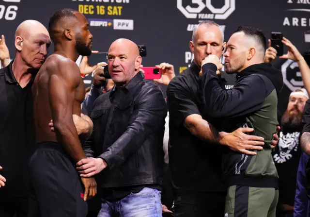 Leon Edwards and Colby Covington