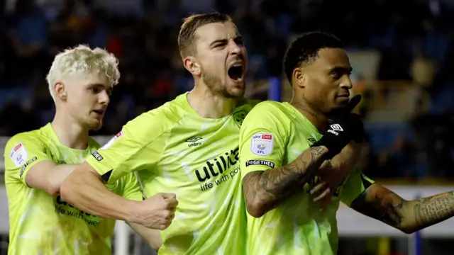 Huddersfield celebrate