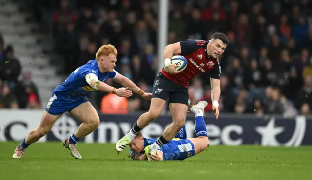 Exeter v Munster rugby action