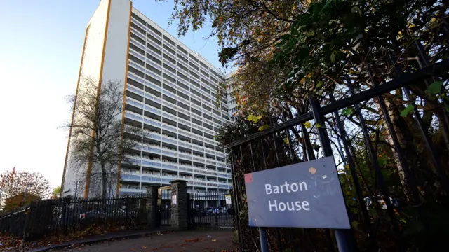 Barton House tower block in Bristol