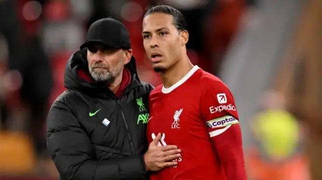 Jurgen Klopp and Virgil van Dijk