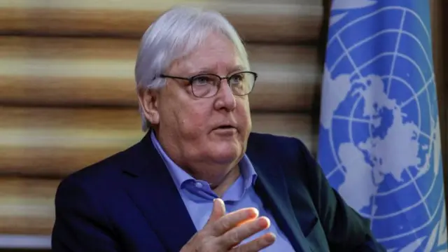 Martin Griffiths, the Under-Secretary-General for Humanitarian Affairs and Emergency Relief Coordinator