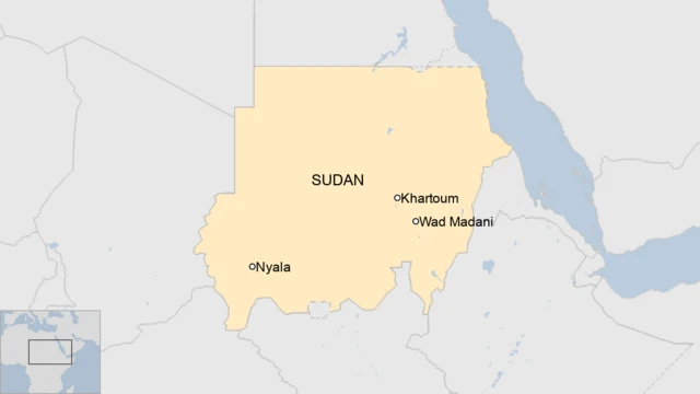 Map of Sudan