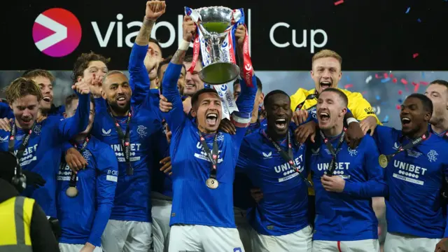 Rangers lift the Scottish League Cup