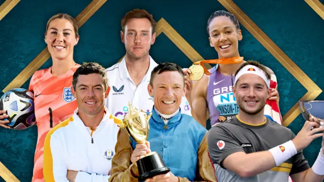 The six BBC Sports Personality of the Year contenders