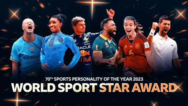 World Sport Star Award contenders