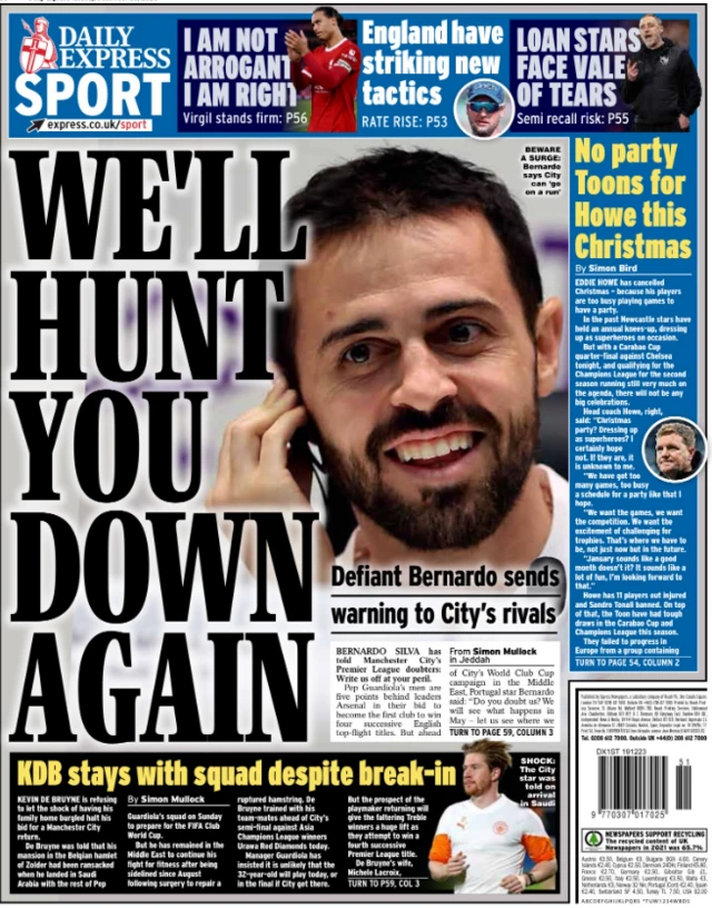 Express back page