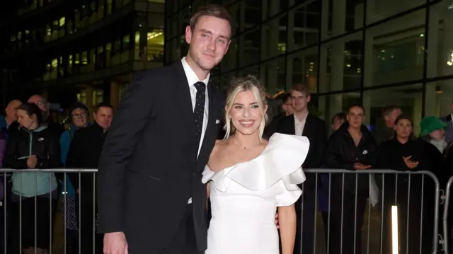 Stuart Broad and wife Molly King