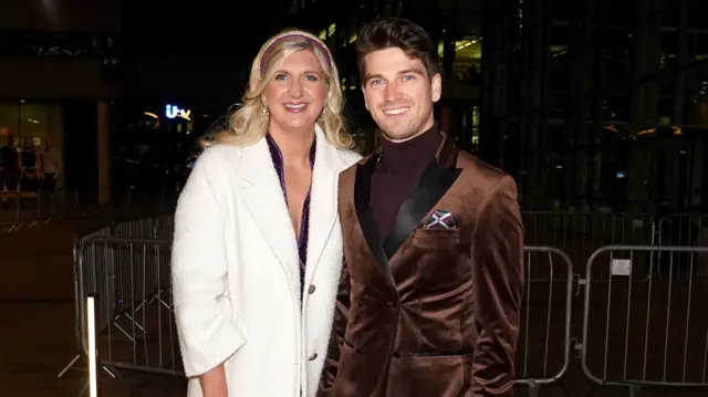 Rebecca Adlington and her husband