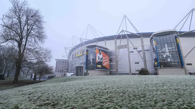 Outside of Hull Ciry's stadium