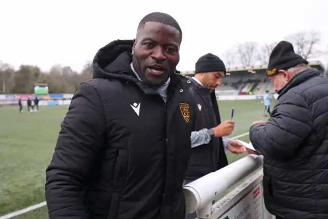 Maidstone boss Geroge Elokobi